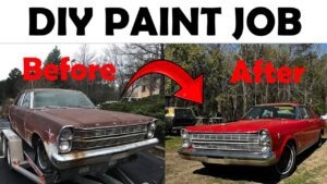 Griff Parker classic car paint transformation